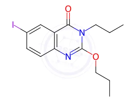 Chemical structure of Proquinazid in acetonitrile