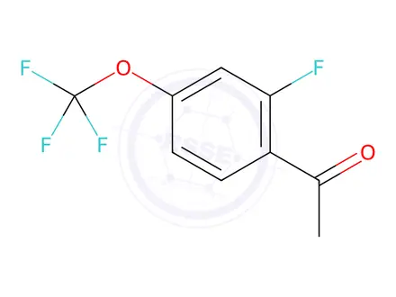 Chemical structure of 1-[2-Fluoro-4-(trifluoromethoxy)phenyl]ethanone