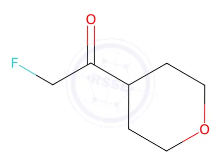 Chemical structure of Ethanone, 2-fluoro-1-(tetrahydro-2H-pyran-4-yl)-