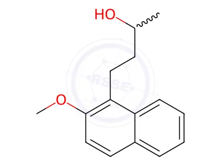 Chemical structure of 4-(2-Methoxynaphthalen-1-yl)butan-2-ol