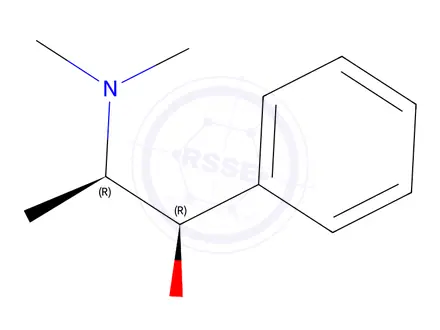 Chemical structure of (1R,2R)-(-)-N-METHYLPSEUDOEPHEDRINE
