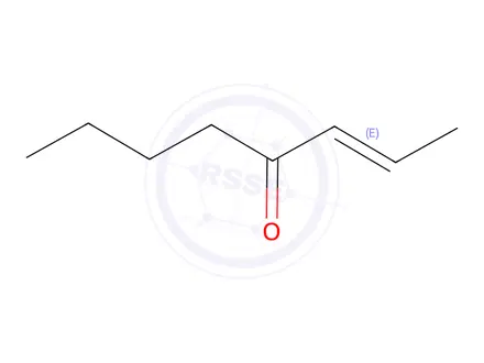 Chemical structure of (E)-Oct-2-en-4-one