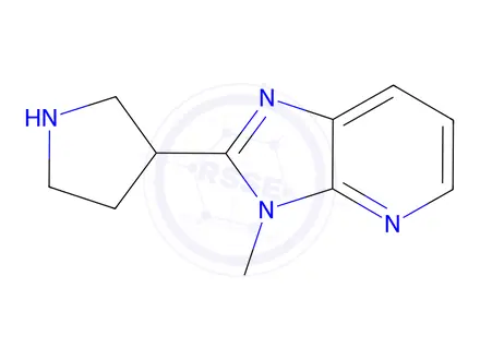 Chemical structure of 3-Methyl-2-(pyrrolidin-3-yl)-3h-imidazo[4,5-b]pyridine