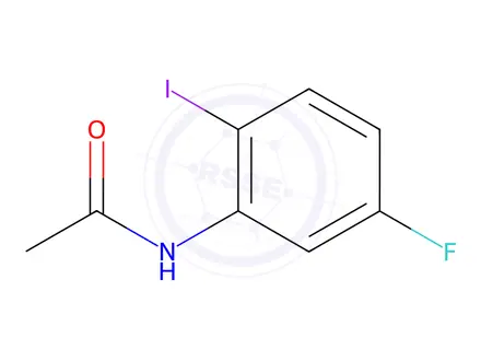 Chemical structure of N-(5-Fluoro-2-iodophenyl)acetamide