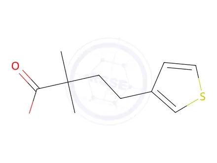 Chemical structure of 2,2-Dimethyl-4-(thiophen-3-yl)butanoic acid