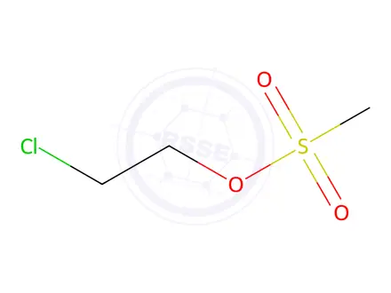 Chemical structure of 2-Chloroethyl Methanesulfonate