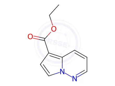 Chemical structure of Ethyl pyrrolo[1,2-b]pyridazine-5-carboxylate