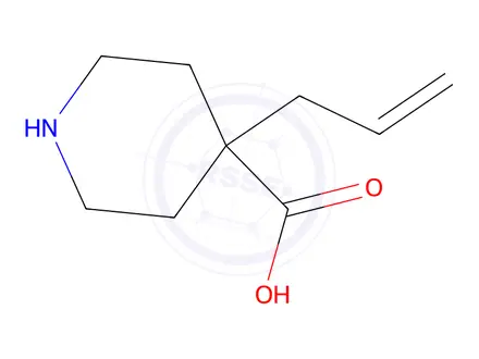 Chemical structure of 4-Allylpiperidine-4-carboxylic acid