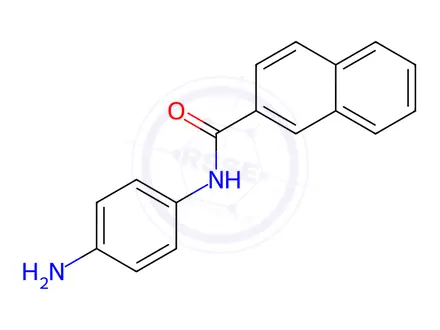Chemical structure of N-(4-Aminophenyl)naphthalene-2-carboxamide
