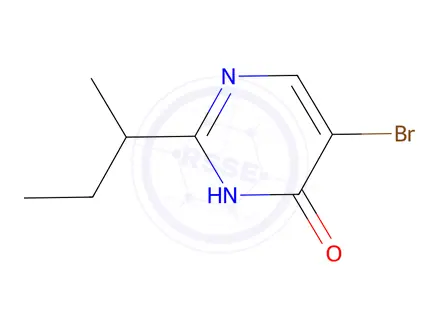 Chemical structure of 5-Bromo-2-(sec-butyl)pyrimidin-4(3h)-one