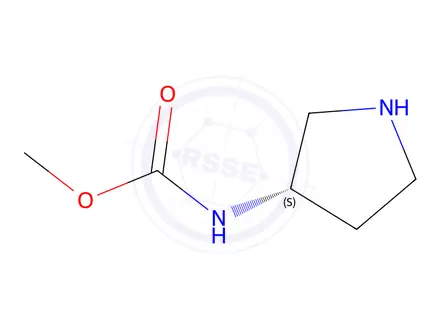 Chemical structure of Methyl (S)-pyrrolidin-3-ylcarbamate