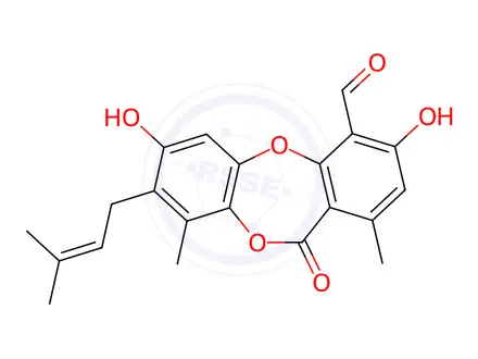 Chemical structure of Mollicellin H