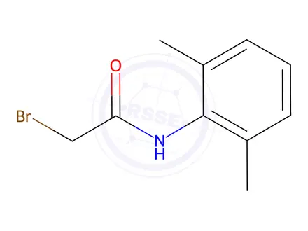 Chemical structure of 2-Bromo-N-(2,6-dimethylphenyl)acetamide