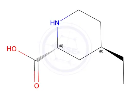 Chemical structure of (2R,4R)-4-Ethylpiperidine-2-carboxylic acid