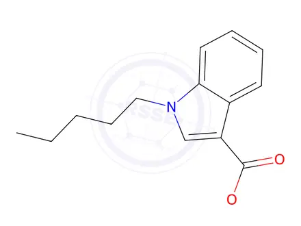 Chemical structure of methyl-1-pentyl-1H-indole-3-Carboxylate