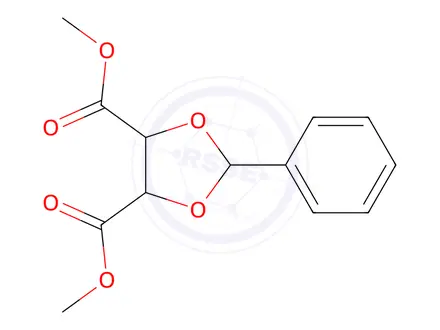 Chemical structure of 2-Phenyl-(1,3)Dioxolane-4,5-Dicarboxylic Acid Dimethyl Ester