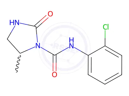 Chemical structure of N-(2-Chlorophenyl)-5-methyl-2-oxoimidazolidine-1-carboxamide