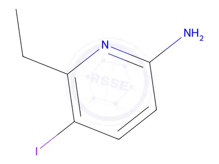 Chemical structure of 6-Ethyl-5-iodopyridin-2-amine