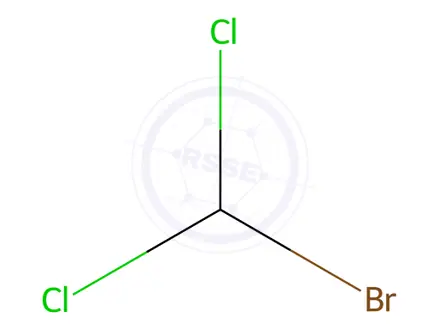 Chemical structure of Bromodichloromethane