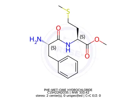 Chemical structure of PHE-MET-OME HYDROCHLORIDE