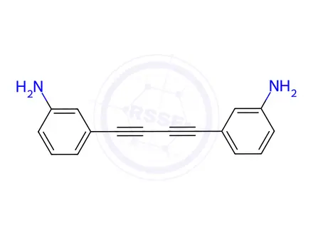 Chemical structure of 1,4-BIS(3-AMINOPHENYL)BUTADIYNE