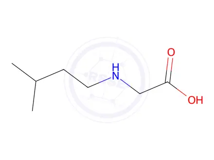 Chemical structure of N-isovalerylglycine