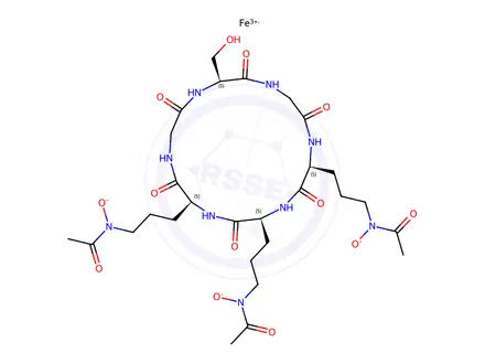 Chemical structure of ferricrocin