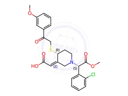 Chemical structure of (S,R)-cis-Clopidogrel-MP Derivative