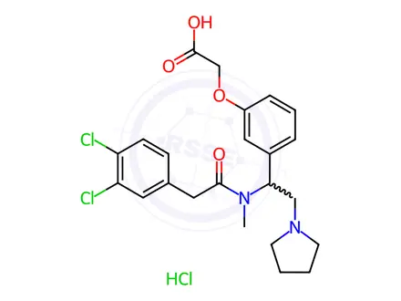 Chemical structure of ICI 204448