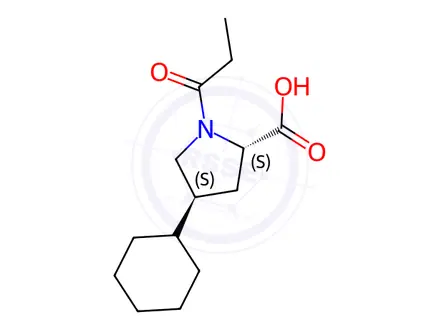 Chemical structure of Fosinopril Impurity 9