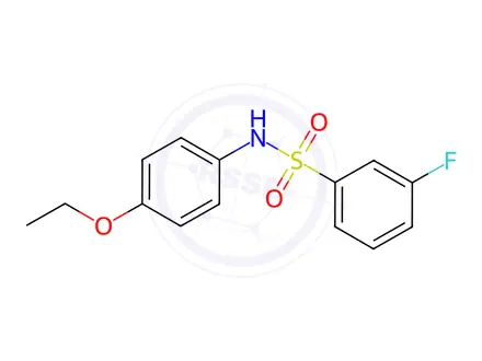 Chemical structure of N-(4-Ethoxyphenyl)-3-fluorobenzenesulfonamide