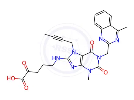 Chemical structure of Linagliptin Metabolite 504(2)