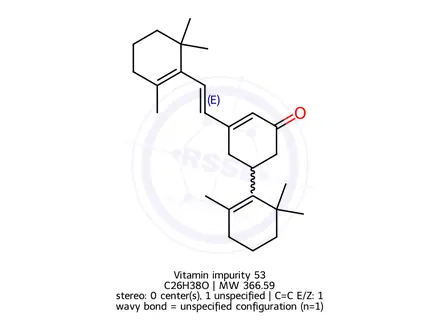 Chemical structure of Vitamin Impurity 53