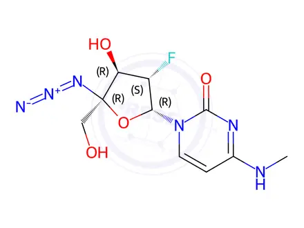 Chemical structure of Azvudine Impurity 4