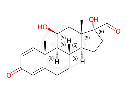 Chemical structure of Prednisolone Impurity 164