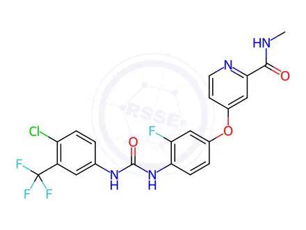Chemical structure of Regorafenib