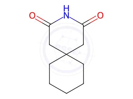 Chemical structure of 3,3-Pentamethylene Glutarimide