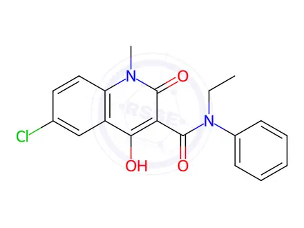 Chemical structure of Laquinimod Impurity 3