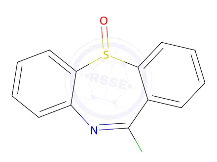 Chemical structure of 11-chlorodibenzo[b,f][1,4]thiazepine 5-oxide