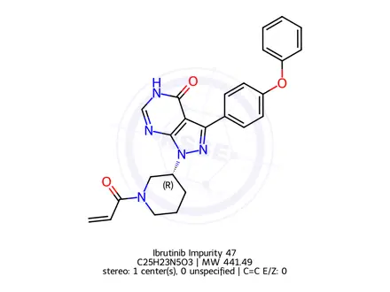 Chemical structure of Ibrutinib Impurity 333
