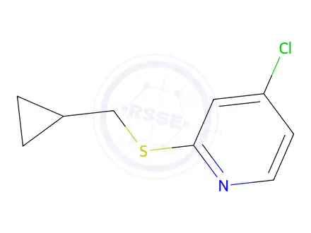 Chemical structure of 4-Chloro-2-((cyclopropylmethyl)thio)pyridine