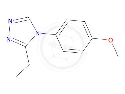 Chemical structure of 3-Ethyl-4-(4-methoxyphenyl)-4H-1,2,4-triazole