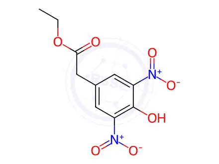 Chemical structure of Ethyl 2-(4-hydroxy-3,5-dinitrophenyl)acetate