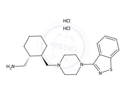 Chemical structure of Lurasidone Hydrochloride Impurity 8 DiHydrochloride