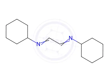Chemical structure of GLYOXAL-BIS-CYCLOHEXYLIMINE