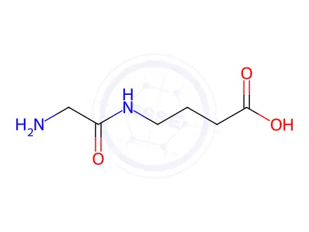 Chemical structure of Glycyl-4-aminobutyric Acid