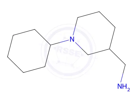 Chemical structure of [(1-Cyclohexyl-3-piperidinyl)methyl]amine Dihydrochloride