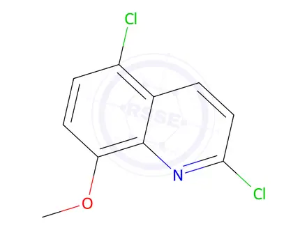 Chemical structure of 2,5-Dichloro-8-methoxyquinoline