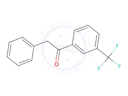 Chemical structure of 2-PHENYL-3'-TRIFLUOROMETHYLACETOPHENONE