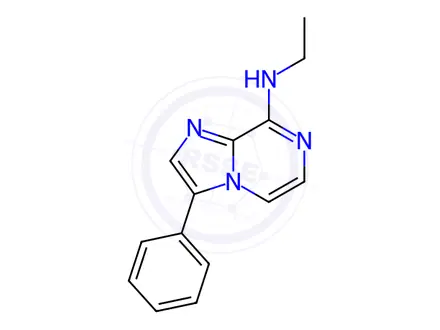 Chemical structure of N-Ethyl-3-phenylimidazo[1,2-a]pyrazin-8-amine
